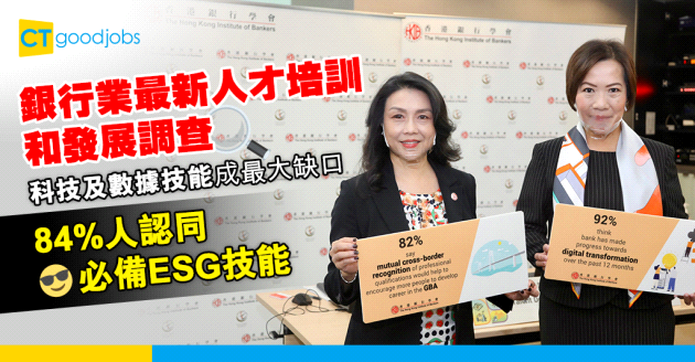【行業趨勢】香港銀行學會《銀行業人才培訓和發展調查2022》 84%人認同必備ESG技能