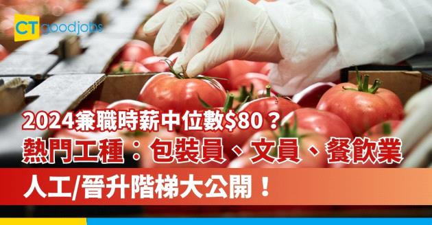【2025兼職時薪中位數$80？】熱門Part Time包裝員、文員、餐飲業人工、晉升階梯大公開！