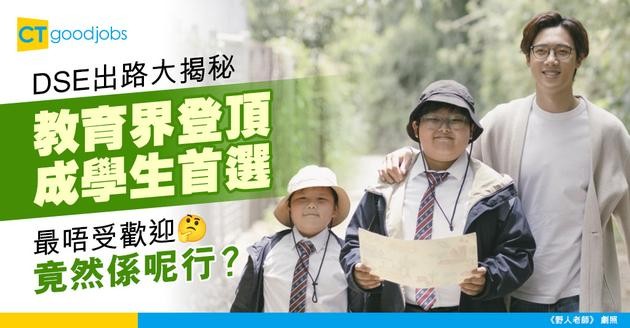 【未來出路】教育界登DSE考生最愛行業榜首！最唔受歡迎竟然係呢行？
