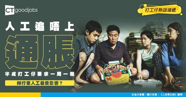 【薪酬水平】86%打工仔大感 人工追唔上通脹 近半成要求每星期出糧 一行業人工最受通脹影響！