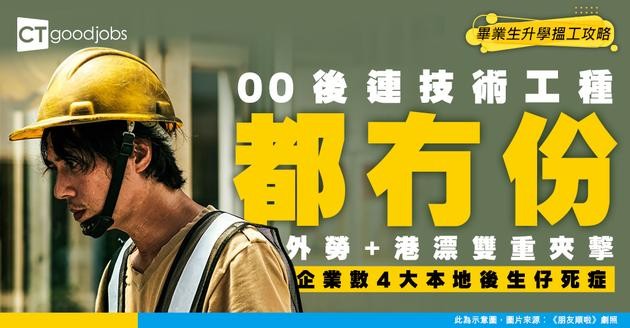【求職絕望】外勞+港漂雙夾擊！00後連技術工種都被搶 企業數4個「請唔起本地後生仔」原因