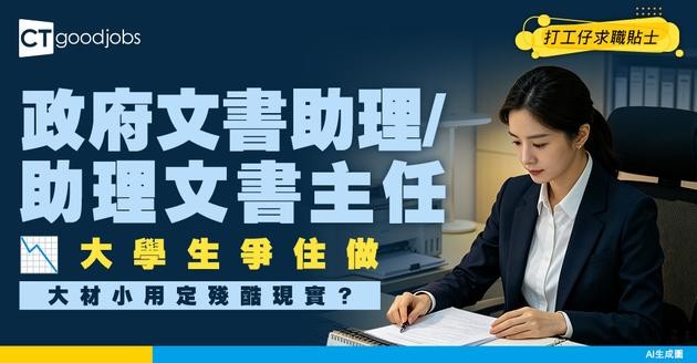 【學歷通脹】政府文書助理（CA）/ 助理文書主任（ACO）競爭激烈！大學生爭住做係咪大材小用？