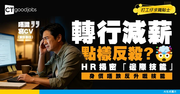 【薪酬談判】減薪轉行點樣爭取好 Offer？HR教你用「邊際技能」提高身價