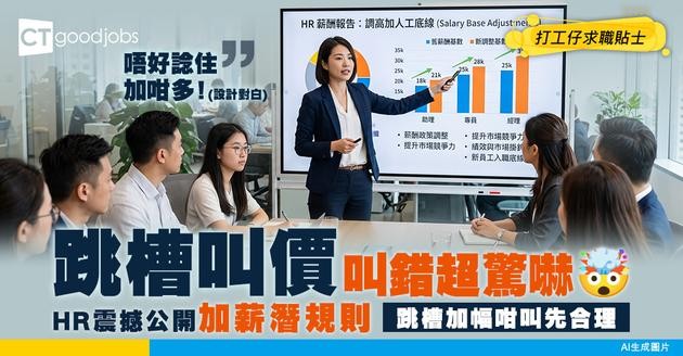 【人工大計】轉工加薪幾多先算合理？HR公開各行業跳槽加幅底線