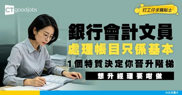 【銀行會計文員入行】你以為只係處理數字？點樣從枯燥帳目中發現潛在風險？附會計文員不可或缺的3大價值