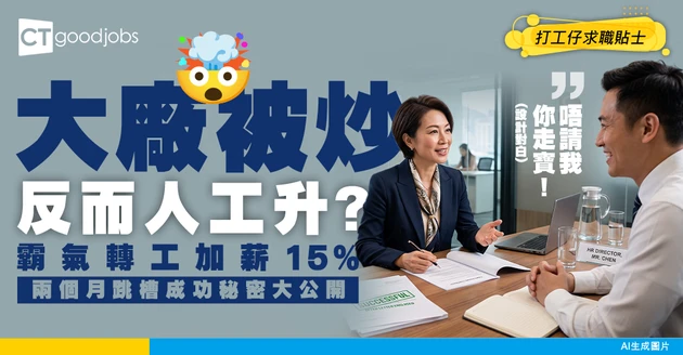 【逆境自救】大廠中層遭裁員不降反升？做啱呢3個「技能轉移」 兩個月內跳槽加薪15%！