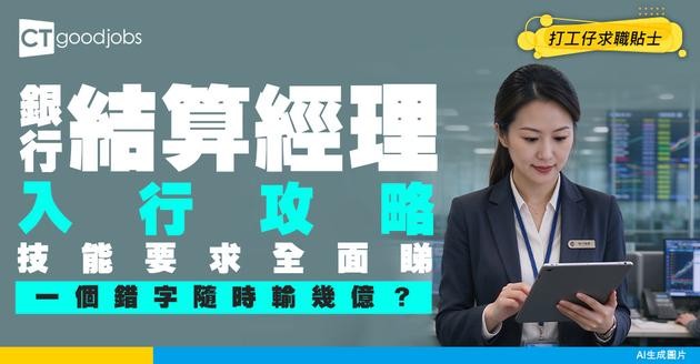 【銀行結算經理入行】點樣確保每日數以億計交易零出錯？管理資金流交易結算程序！（內附技能要求）