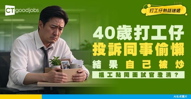 【40歲打工仔被炒原因曝光】全因向上司投訴同事偷懶？事主：搵工如何跟HR解釋？ (內附面試被問「離開上一間公司」得體答法)