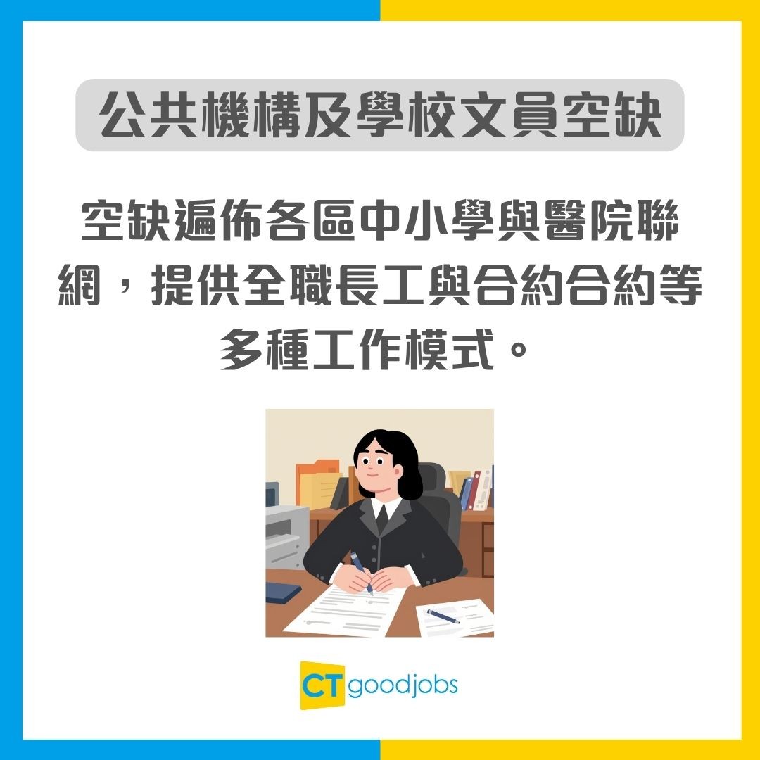 【文員招聘】學校/醫管局/政府文員最新職位空缺!全職、兼職工作內容及入行條件分別